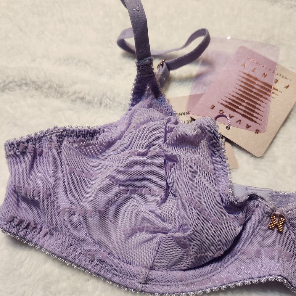 Savage X Fenty Soft Purple Bra